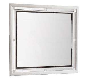 Glory Furniture Alana G6800-M Mirror , Silver Champagne
